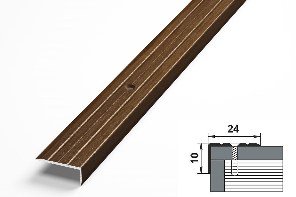 Порог угловой ПУ 01.2700.294 Венге