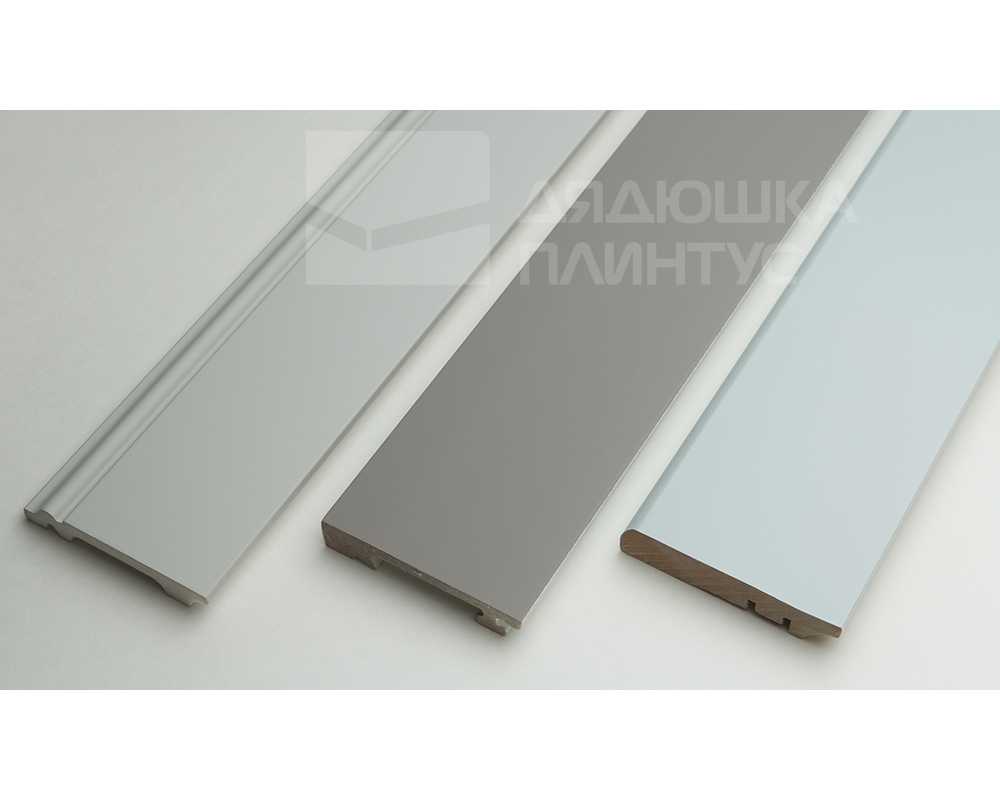 Плинтус МДФ Волшебная палочка 81402 81мм 2,4м.  Окрашенная. RAL 1013