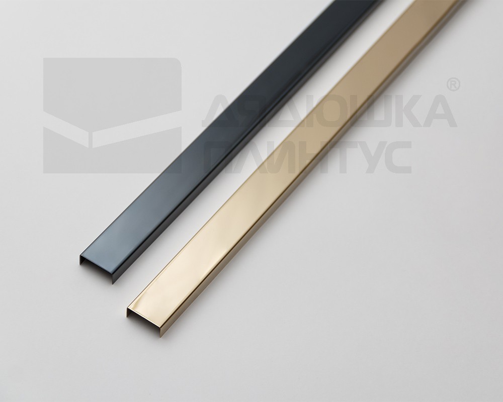 Профиль П-образный Волшебная палочка MSPP 04-8.2700 Черный блестящий