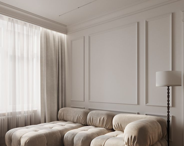 Молдинг из полистирола высокой плотности HI-WOOD D1020 20х7,5мм 2,0м