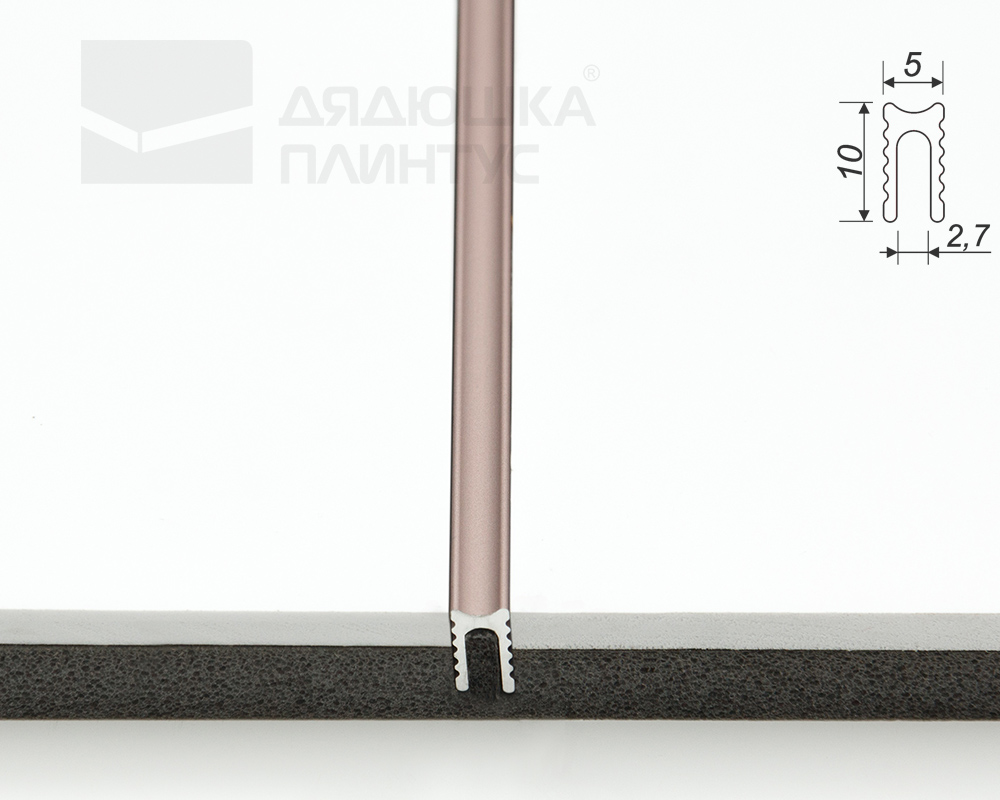 Теневой профиль Decaro Engineering D009A Медь 3,0 м