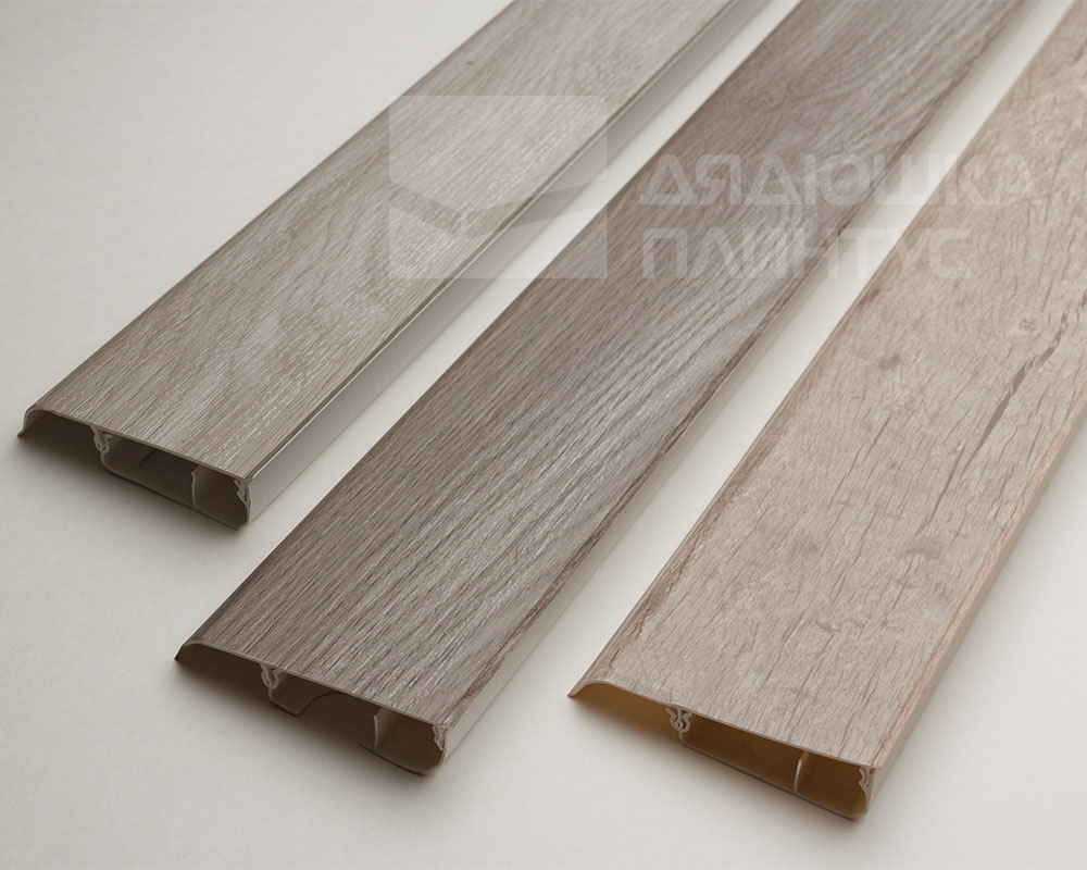 Плинтус ПВХ Salag Lima 72мм 2,5м. Джилонг