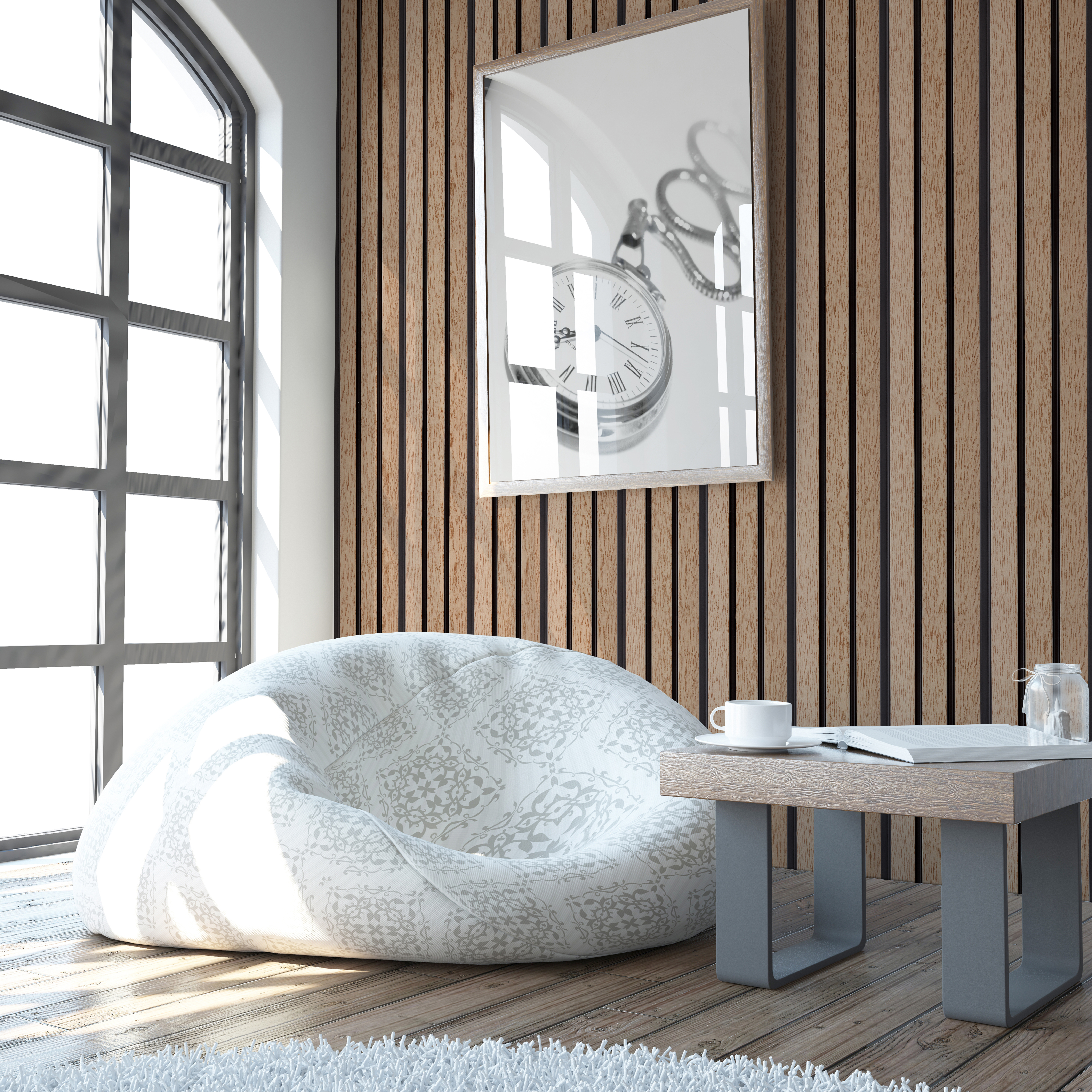 Панель вспененный полистирол ГРЕЙС 3D RAIL 120*2700 мм. Клен