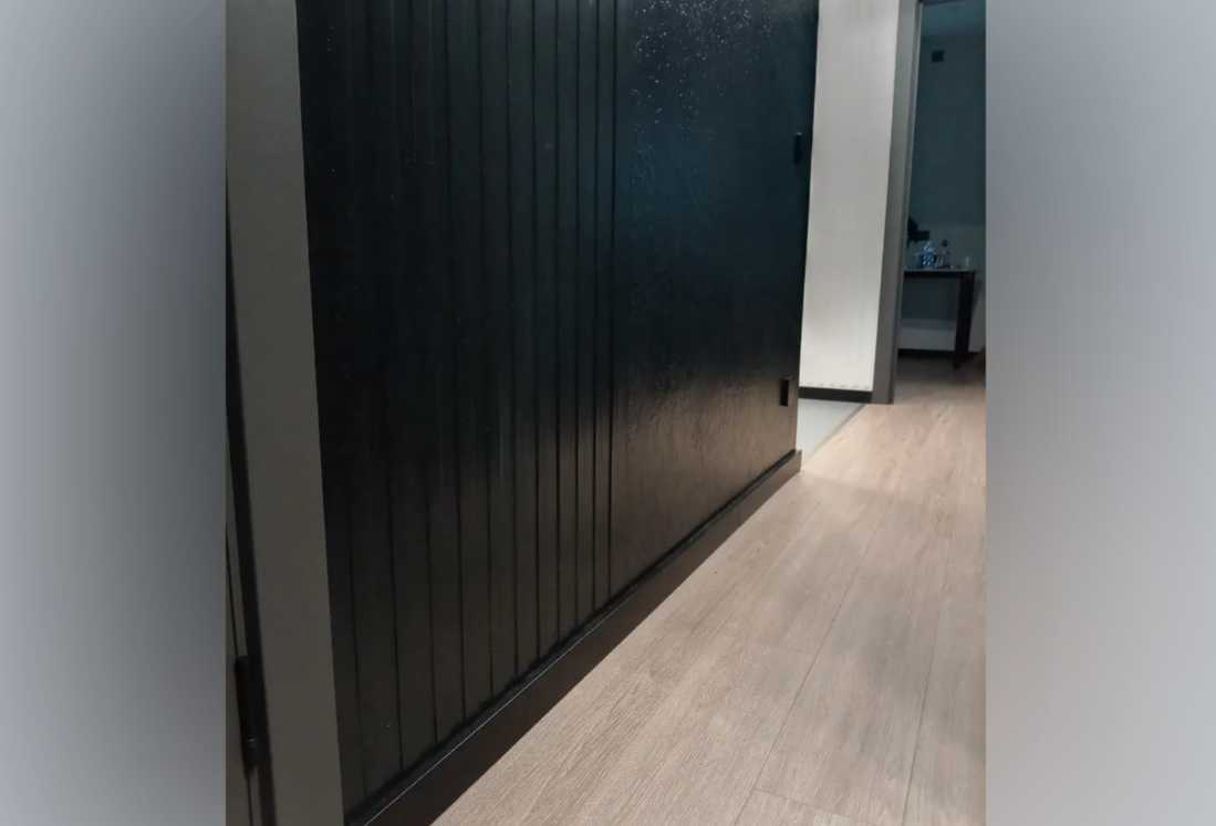 Плинтус МДФ Волшебная палочка Гарден 60 мм. 211 Черный