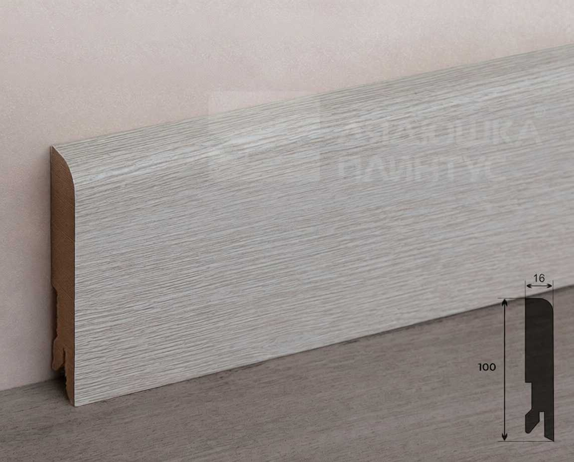 Плинтус МДФ Лука Пл 100-1МДФ.2700.Point line 24015 Дуб оверленд