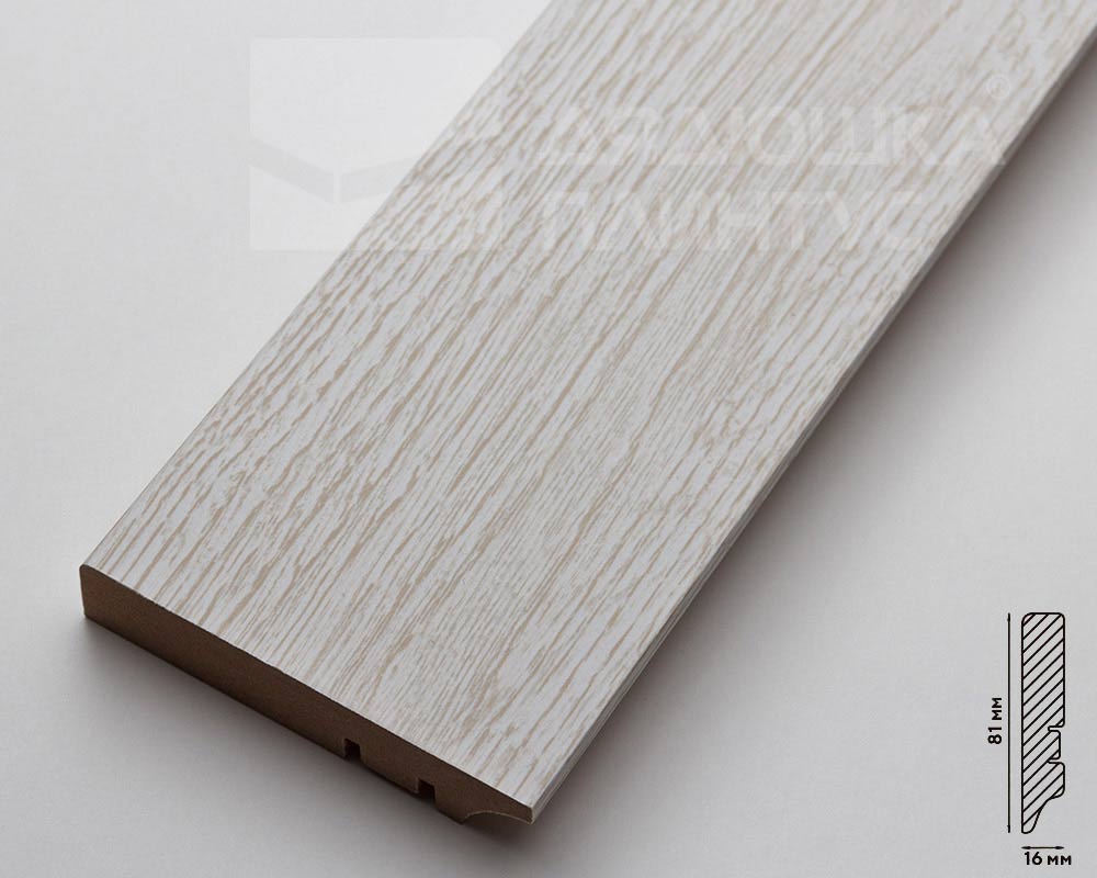 Плинтус МДФ Волшебная палочка. Гарден .202 Дуб кремовый