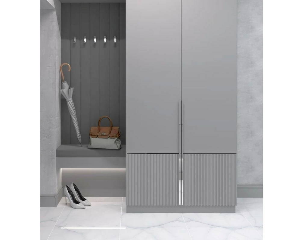 Плинтус из полистирола высокой плотности NMC Wallstyl FB1 Белый