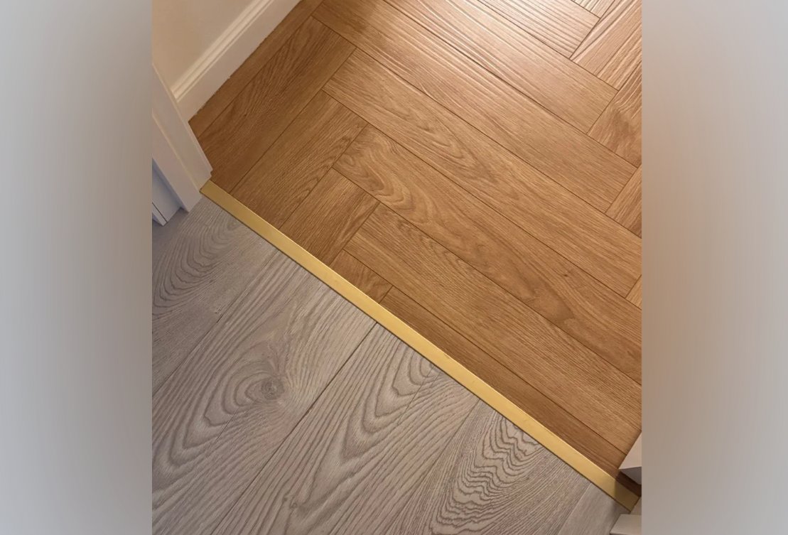 PVS90-16 Профиль Т-образный нержавеющая сталь Песок матовый 14мм х 2.7м