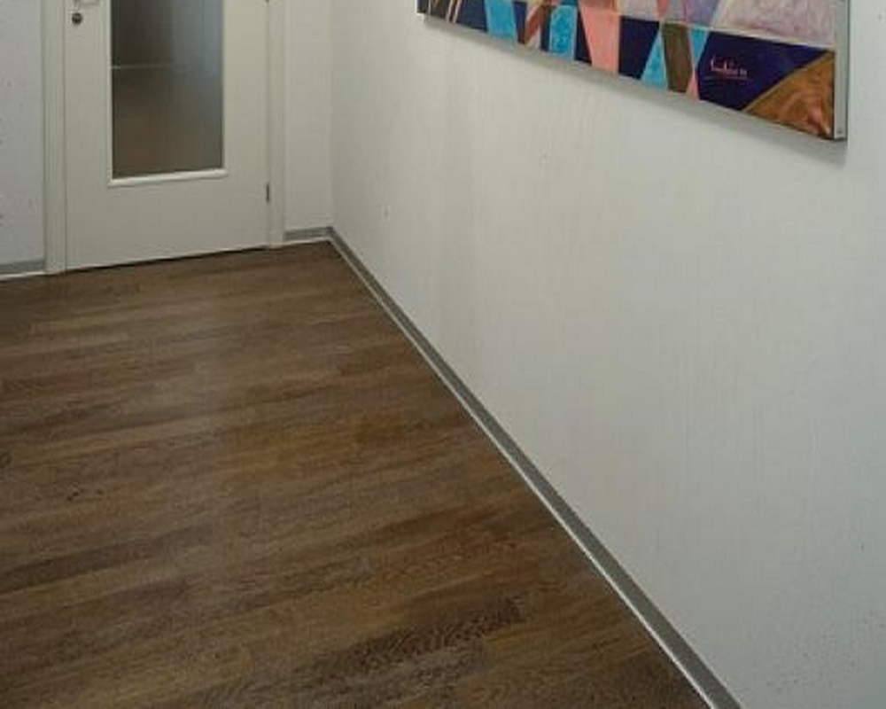 Плинтус из нержавеющей стали Пл 60-1НСП.2700.001