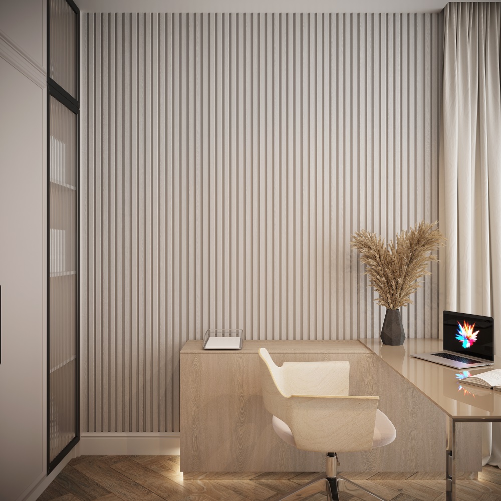 Панель МДФ 3D Лайн Модерн 165*2750мм. L01 Береза белая