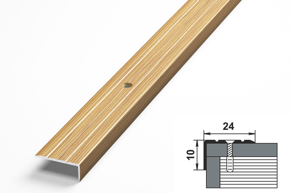 Порог угловой ПУ 01.2700.276 Бамбук