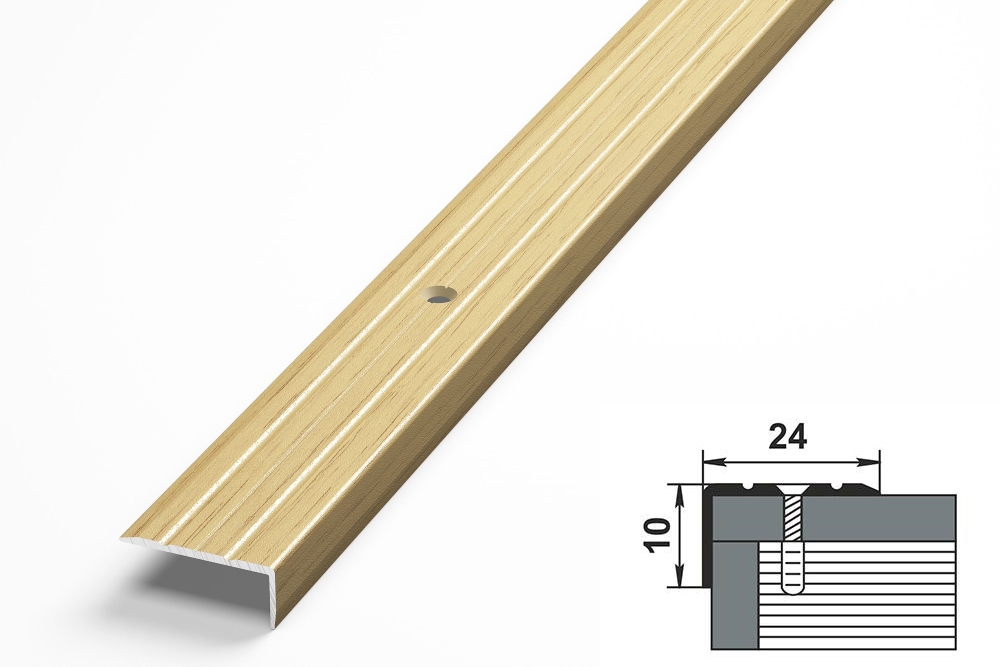 Порог угловой ПУ 01.1800.085 Клен