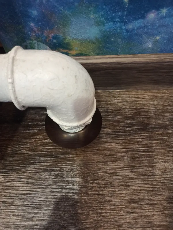 Обвод для труб 3/4 ПВХ ИДЕАЛ 28мм 302 Венге Черный