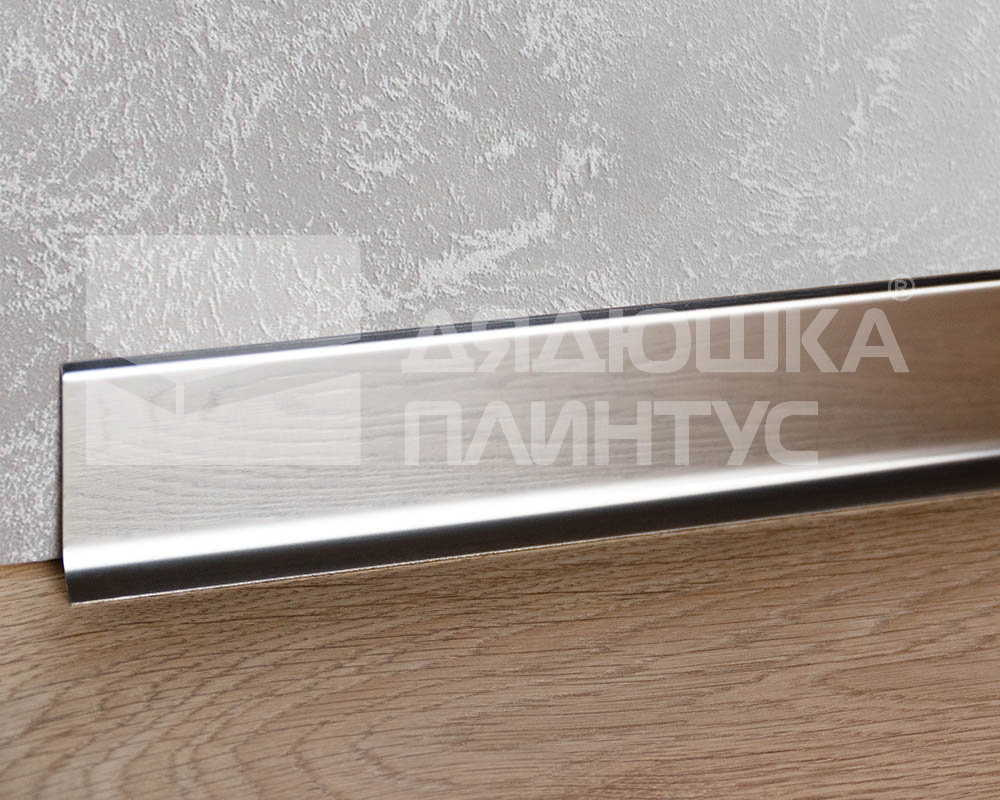 Плинтус из нержавеющей стали BTAC 60A полированный