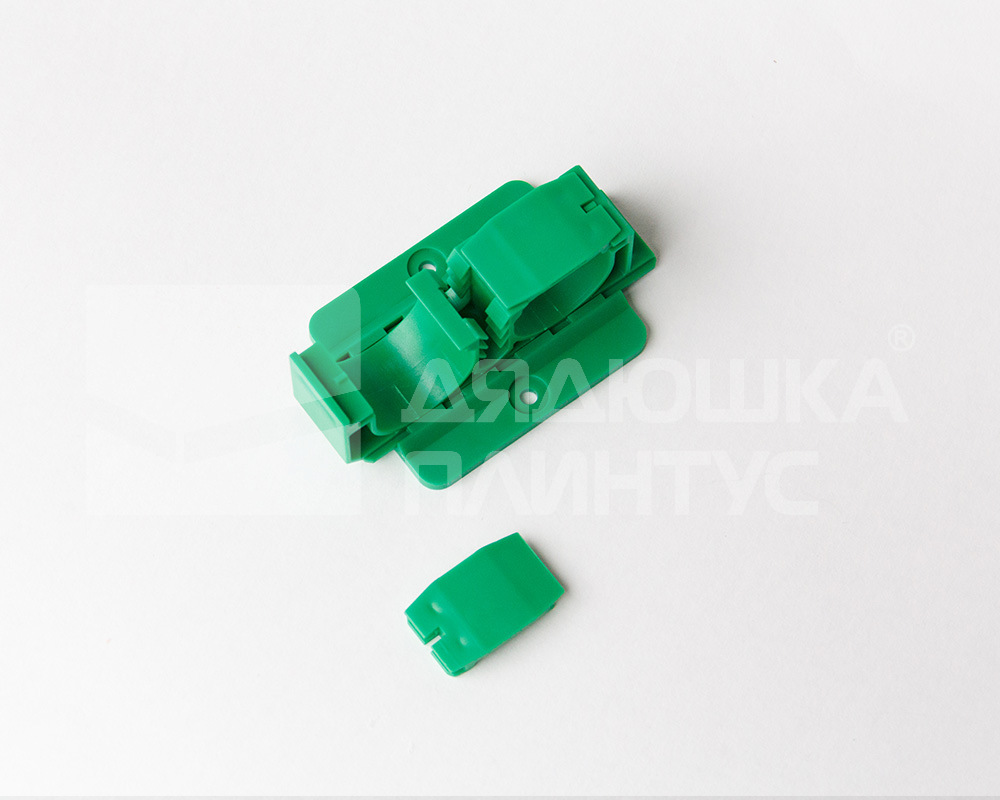 Крепеж для плинтуса ПВХ Аква37 с заглушками