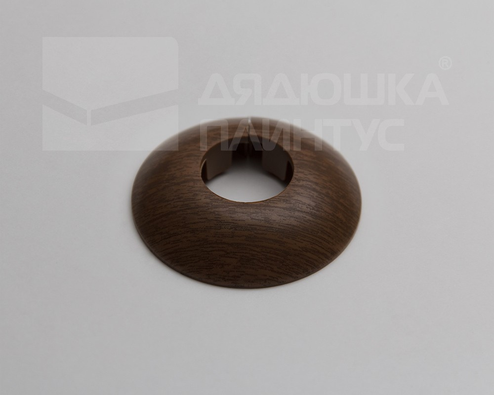 Обвод для труб 3/4 ПВХ ИДЕАЛ 28мм 25шт/уп 291 Орех