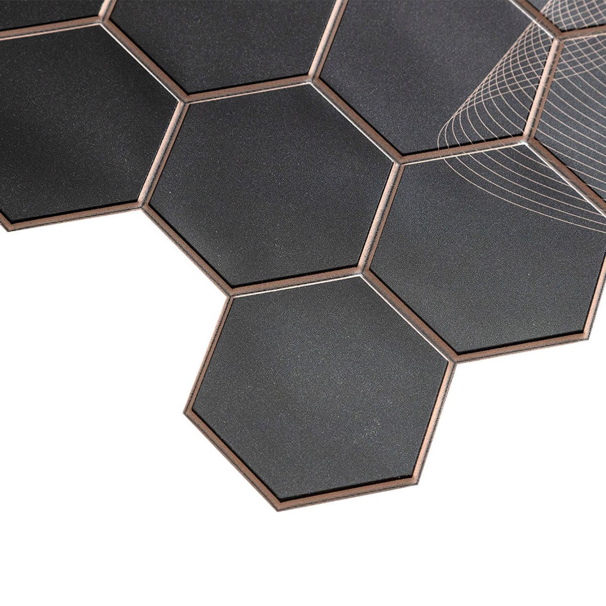 Панель ПВХ ГРЕЙС 973*492 10шт/уп Шестигранник Гравитация. Цена указана за 4,8 м²