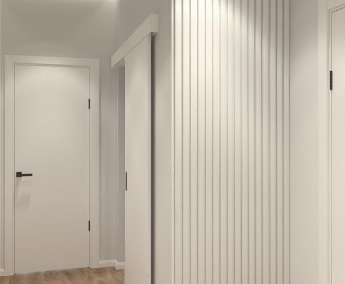 Стеновая панель 3D СОЛИД 4 UHD 12/120 120*2800 белая