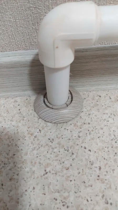 Розетта для труб ПВХ Грейс D16 195 Сосна серебристая