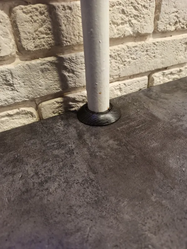 Обвод для труб 1/2 ПВХ ИДЕАЛ 22мм 346 Махагон