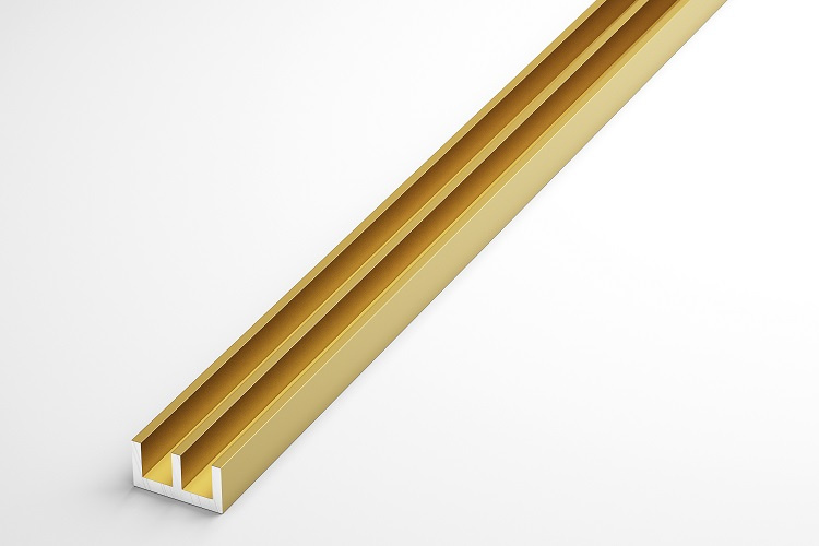 Ш-профиль 8,8*15,6*6 мм Шпр 02.2000.502л Золото. Цена за 5 штук.