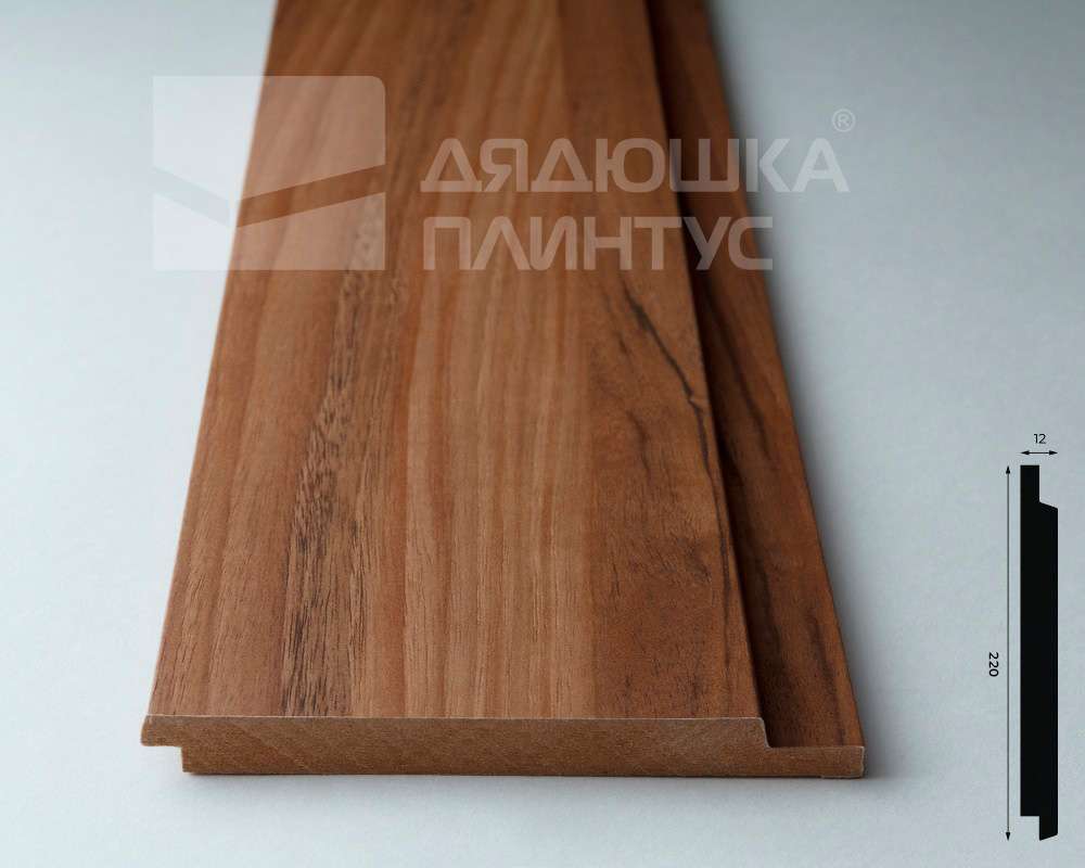 Панель МДФ ACUPAN 61.08.220503.92 плоская 12х220х2760 мм Орех светлый