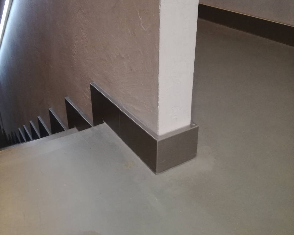 Плинтус ХДФ Dollken Cubu Flex Life 80мм х 2,5 м 1245 Шампань