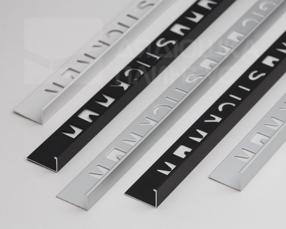 Профиль окантовочный Волшебная палочка MSPK 01.2700.SL08 10мм 2,7м Камень черный