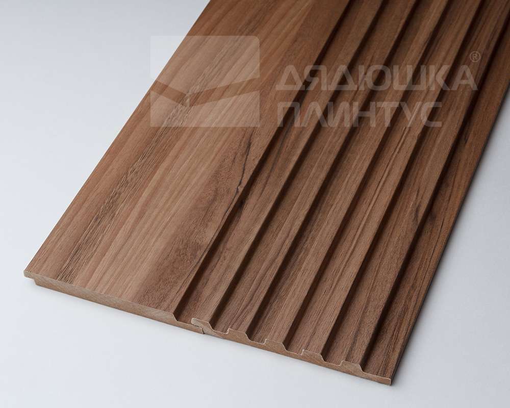 Панель МДФ ACUPAN 61.08.122501.92 трапеция 12х122х2760 мм Орех светлый