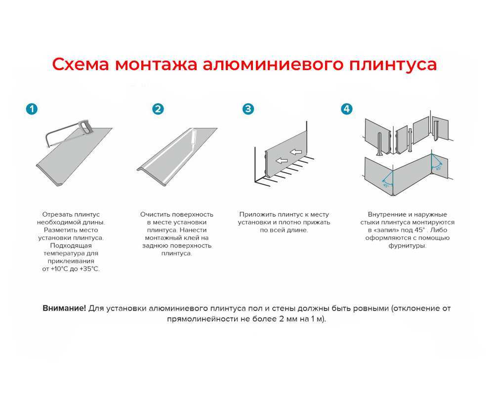 Алюминиевый плинтус AKBD100-SBL 2,5м Муар черный