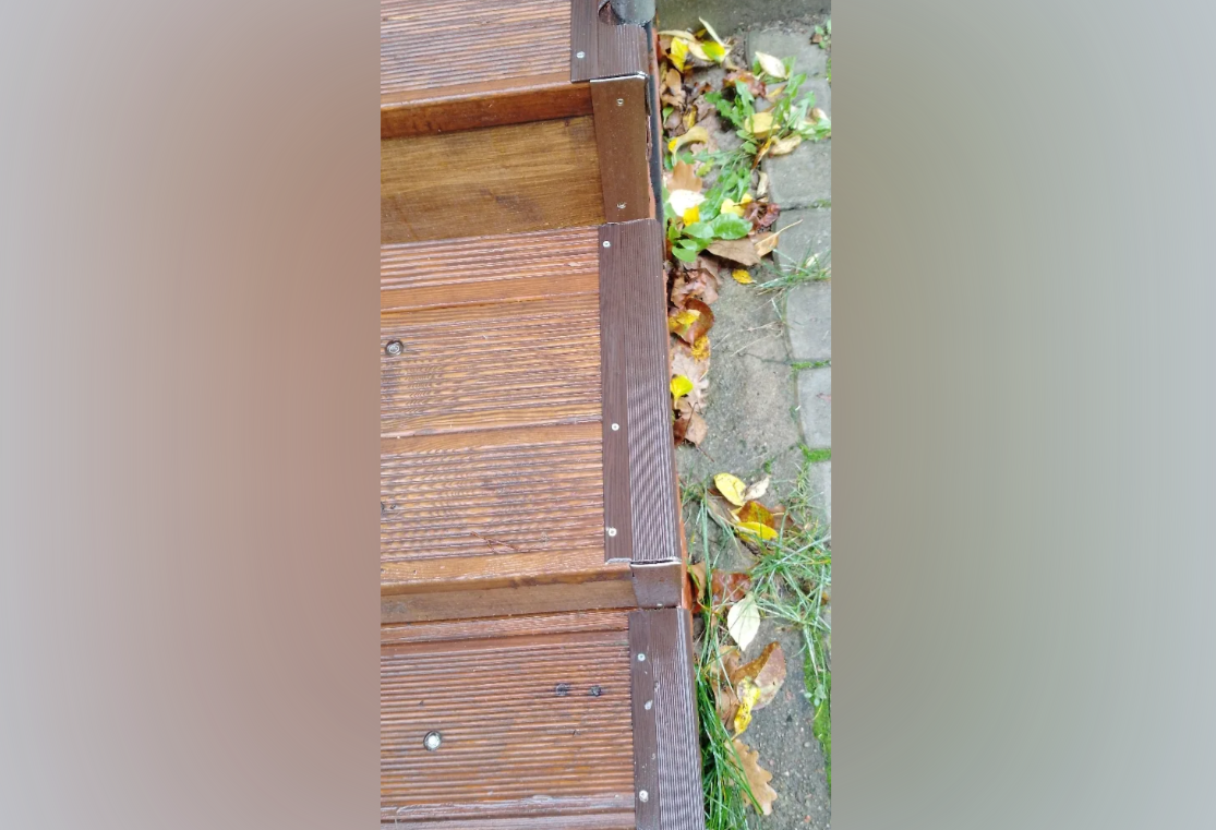 Порог угловой ПУ 02.2700.295 Дуб венге