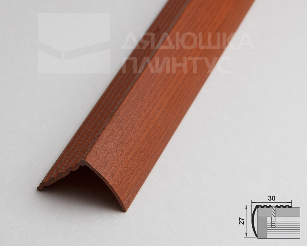 Порог угловой ПУ 04.900.092 Вишня