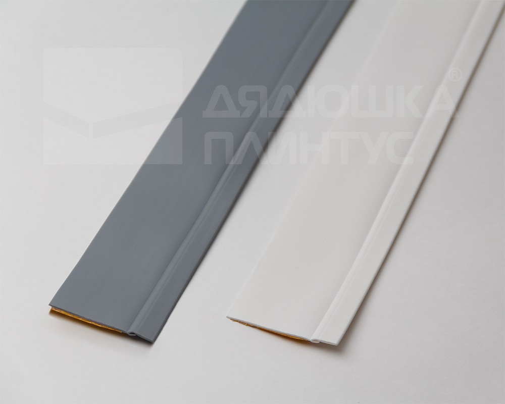 Плинтус ПВХ гибкий Flex 24 м. Черный