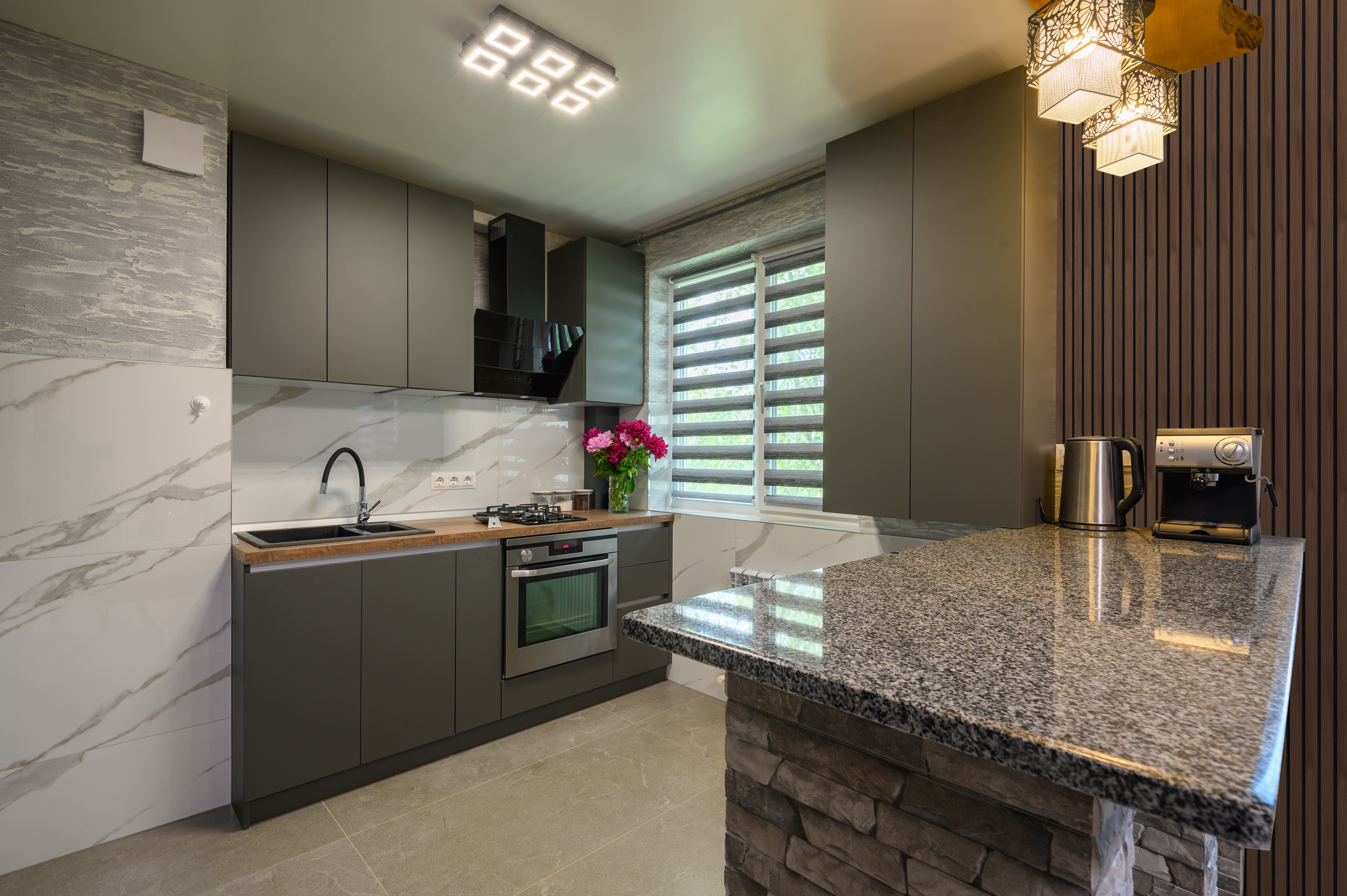 Панель вспененный полистирол ГРЕЙС 3D RAIL 120*2700 мм. Вишня