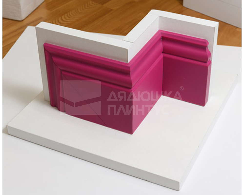 Плинтус из полистирола высокой плотности NMC Wallstyl FL6 Белый