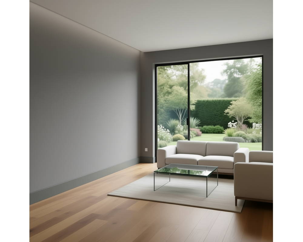 Плинтус Decaro Invisible PL 100  2м ,Белый под покраску