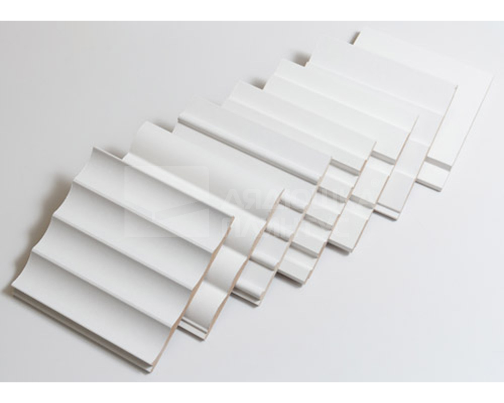 Стеновая панель МДФ. 2760*122*12мм AP122507.91 Белый под покраску