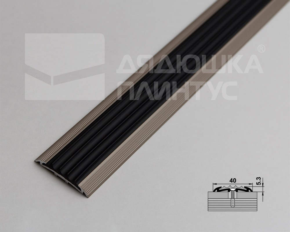 Порог одноуровневый ПС 08-1.900.042л Шампань