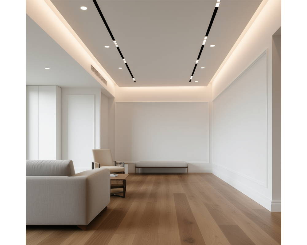 Плинтус из полистирола высокой плотности NMC Wallstyl FB2 Белый